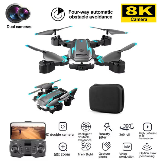 G6 Rc Drone 8K 5G Gps Professional Hd Aerial Photography Obstacle Avoidance Four-Rotor Helicopter Rc Distance 5000M Uav Toy Gift